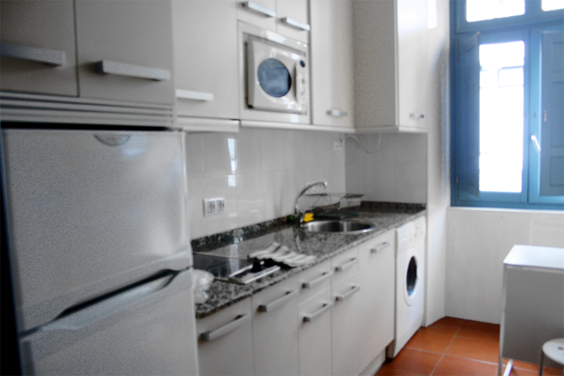 cocina de apartamento